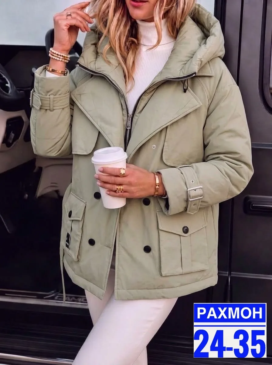 Женская куртка из полиэстера — фото 2