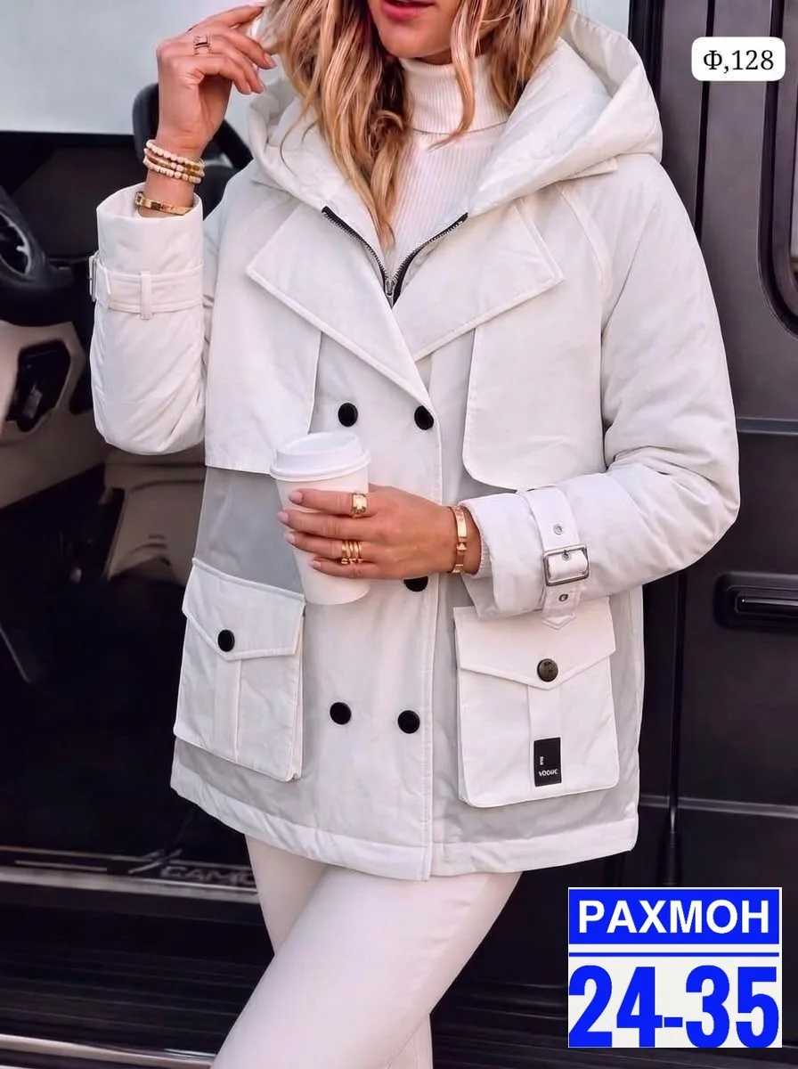 Женская куртка из полиэстера — фото 4