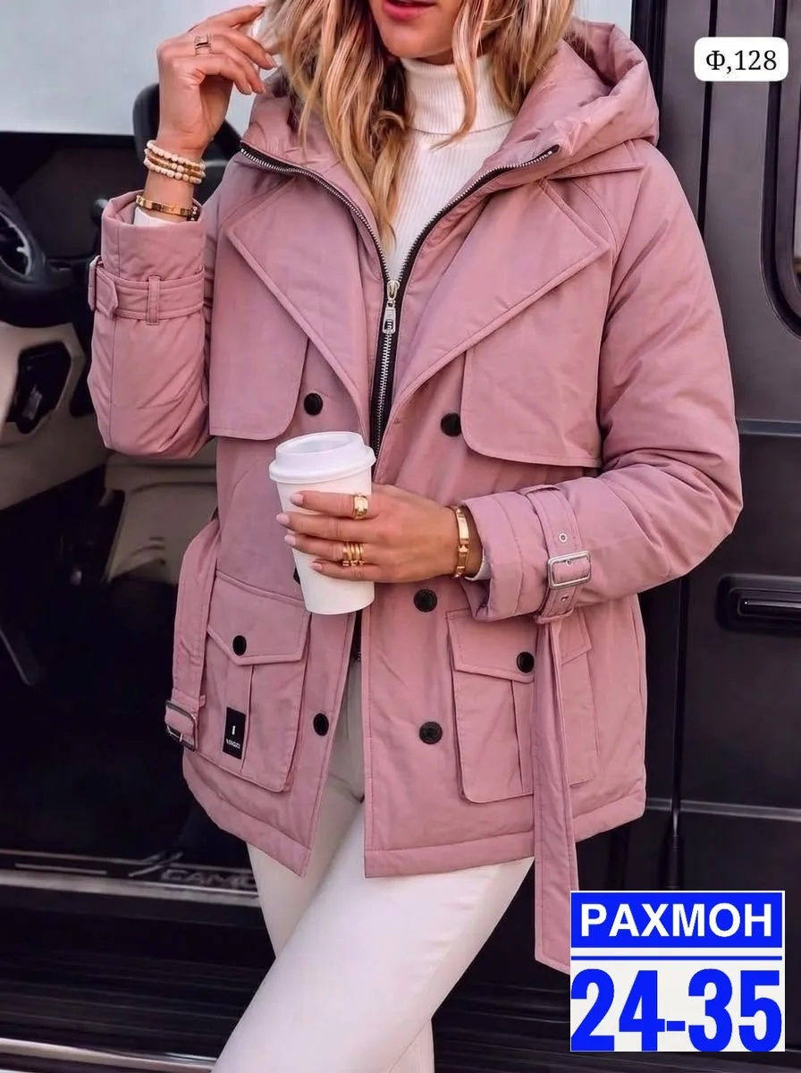 Женская куртка из полиэстера — фото 5