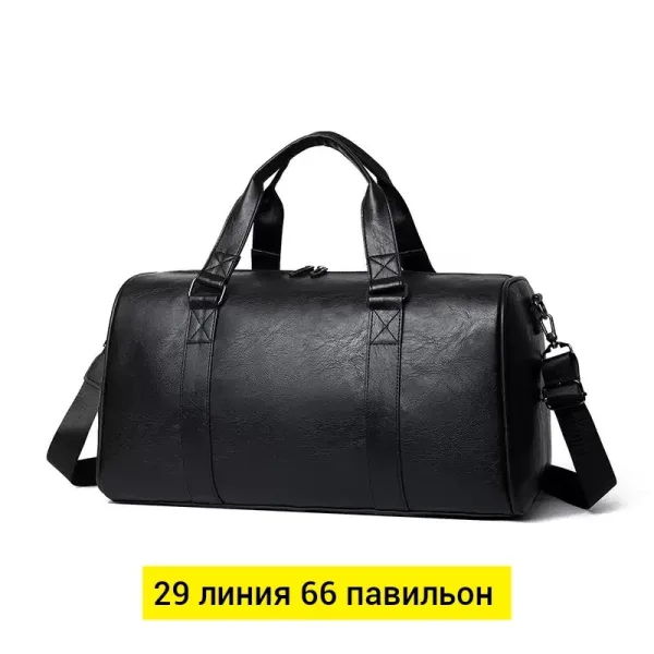 Спортивная сумка из эко-кожи — фото 6