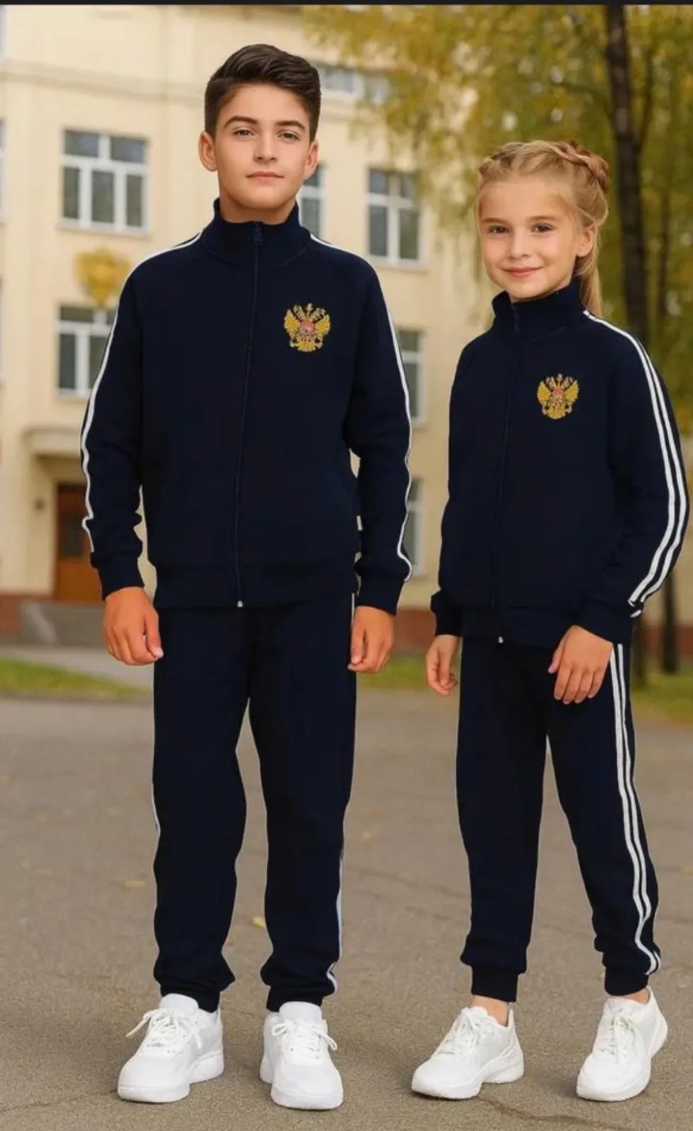 Новый костюм хлопок Ткань двух нитка — фото 3