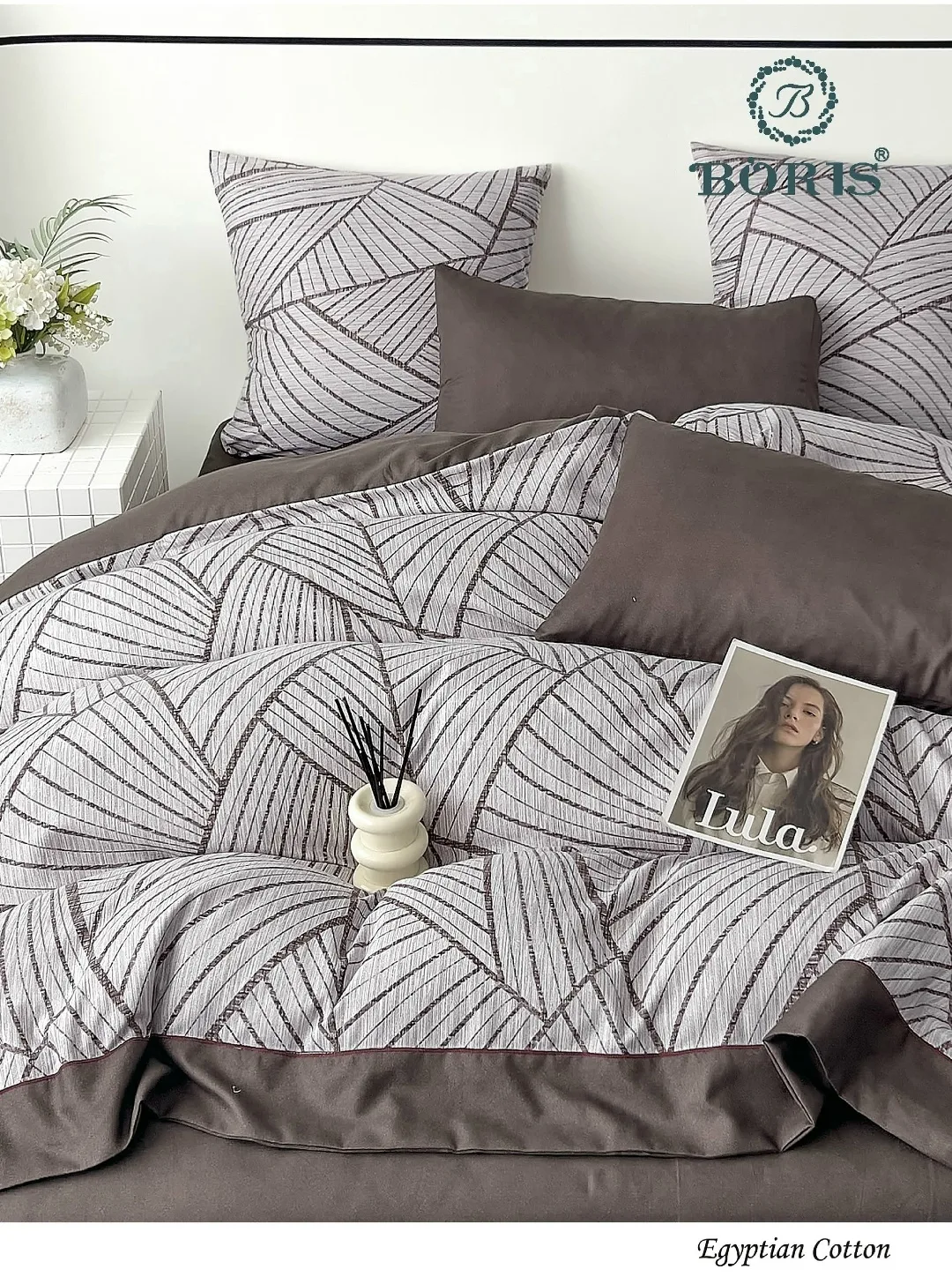 Комплект постельного белья, хлопок Белый — фото 10