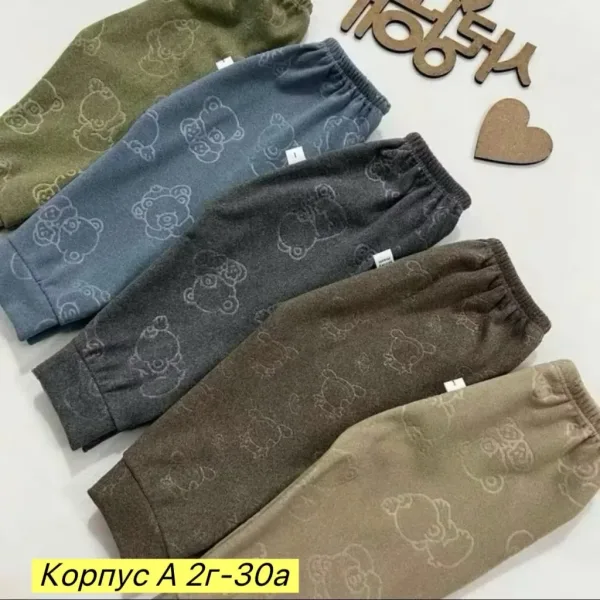 Штаны из двухнитки с начесом из хлопка и флиса, подходят — фото 5