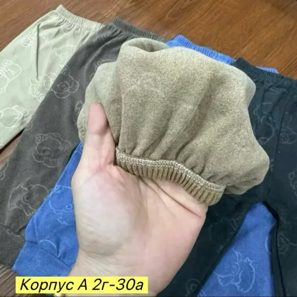 Штаны из двухнитки с начесом из хлопка и флиса, подходят — фото 8