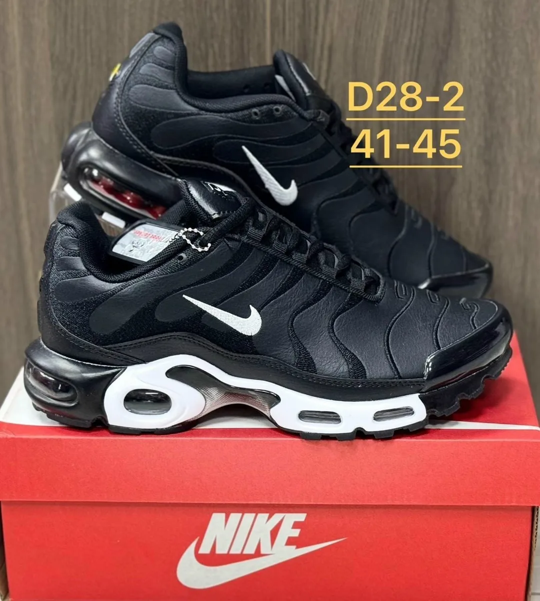 Кеды Nike TN из натуральной кожи — фото 3
