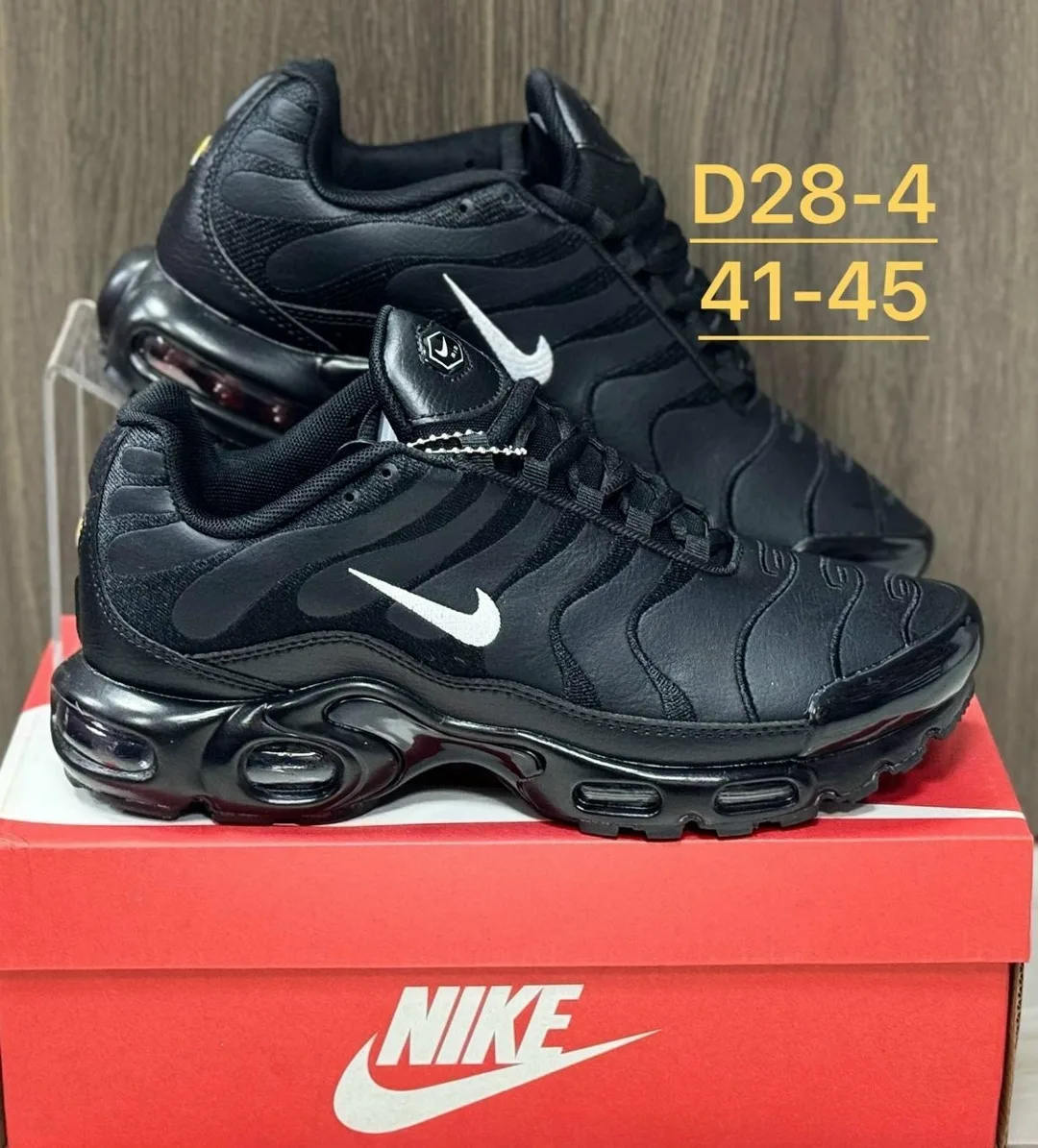 Кеды Nike TN из натуральной кожи — фото 4