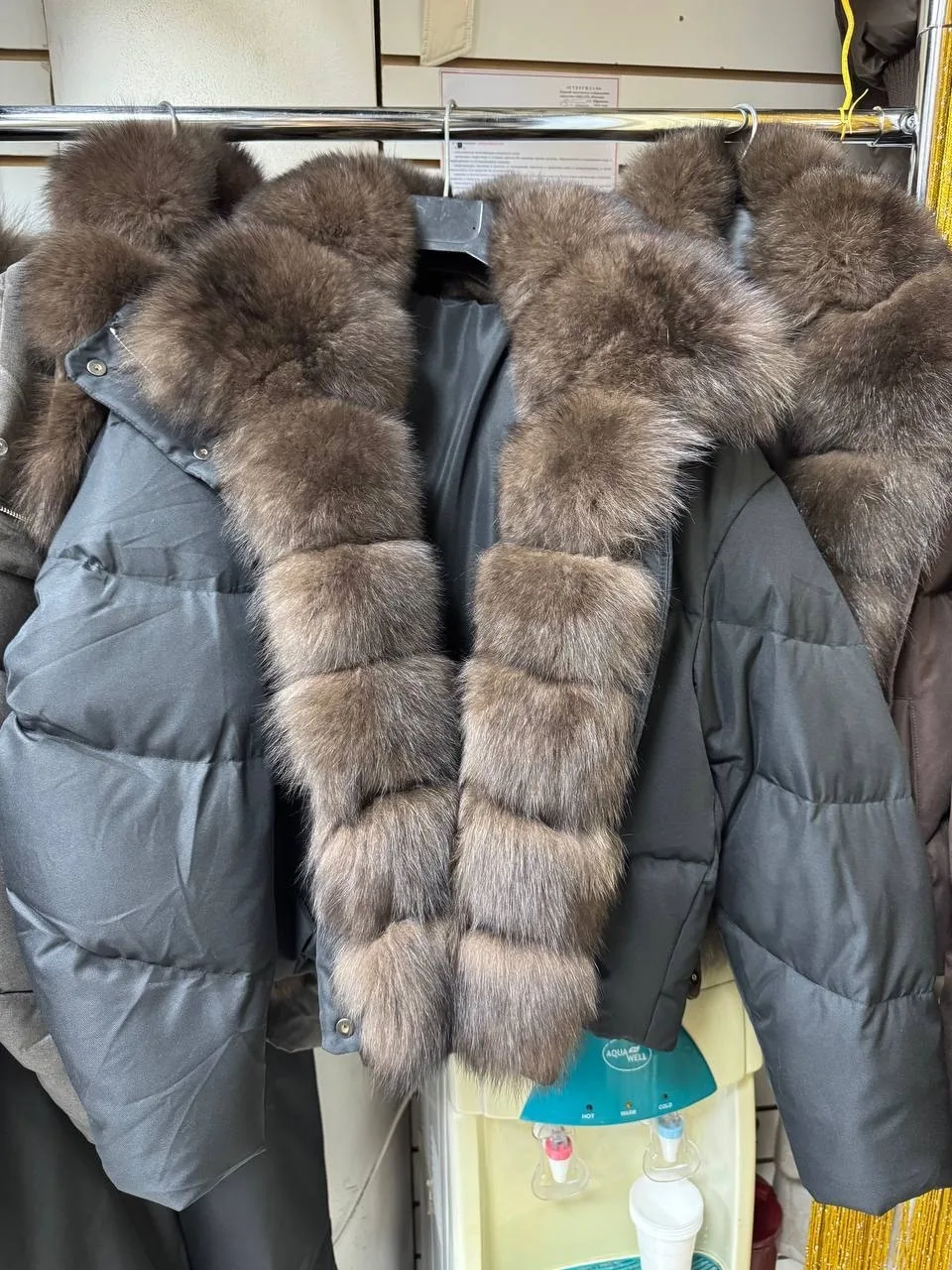 Бомбер с мехом песца — фото 3