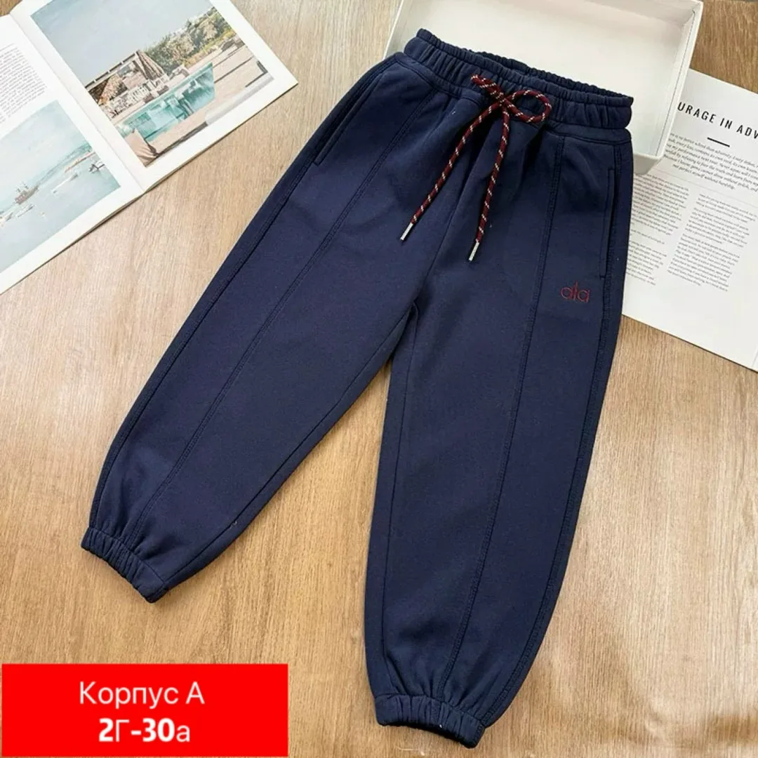 Спортивные штаны из двухнитки, подходят для повседневной носки — фото 2