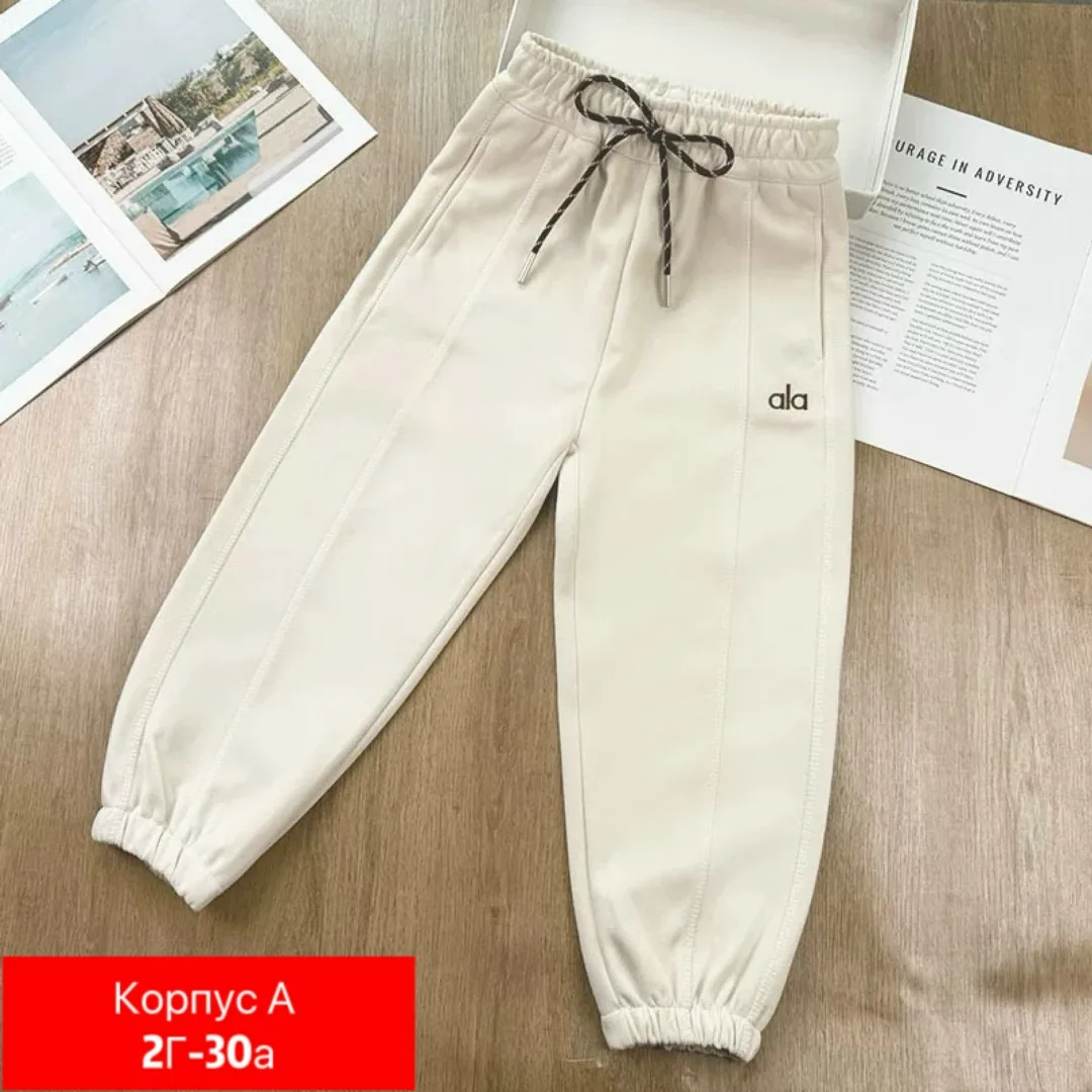 Спортивные штаны из двухнитки, подходят для повседневной носки — фото 9