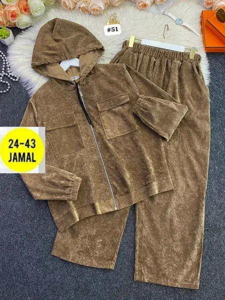 Костюм двойка из вельвета — фото 4