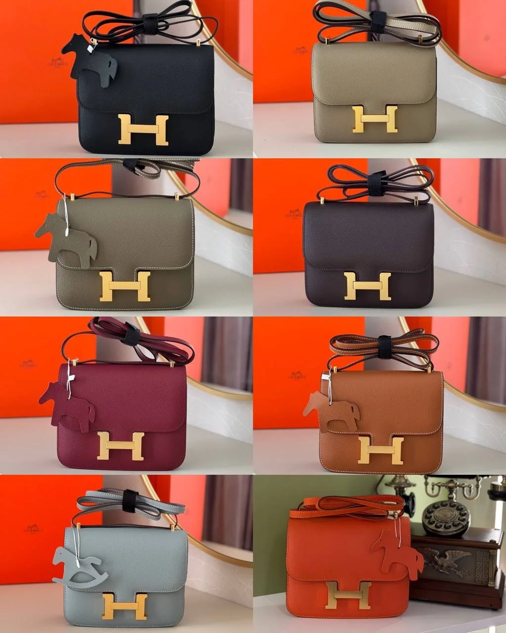 HERMES сумка натуральная кожа — фото 1