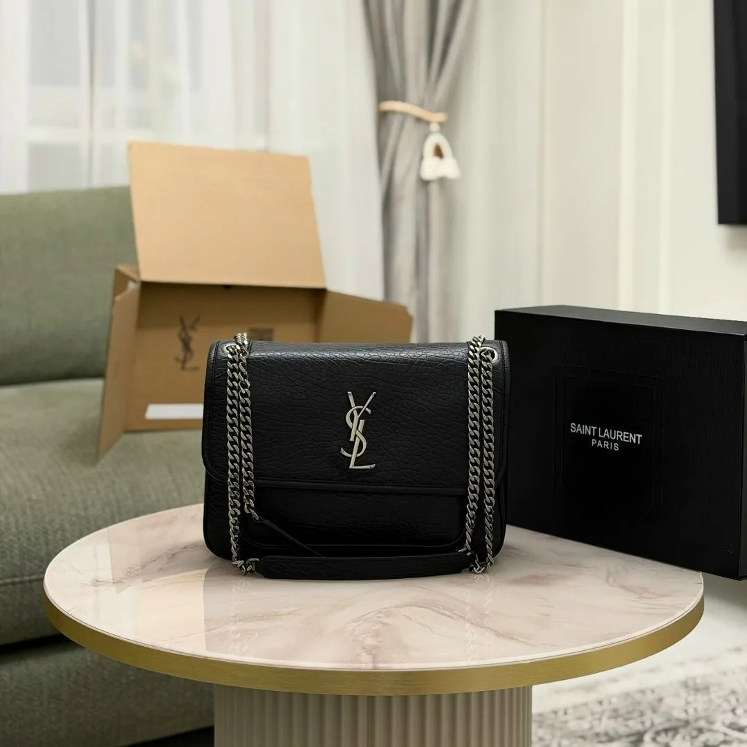 YSL сумка из натуральной кожи — фото 2