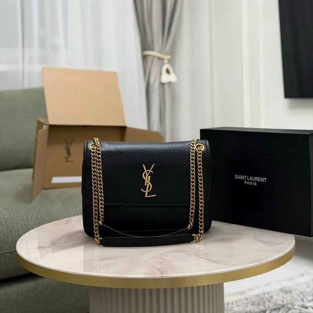 YSL сумка из натуральной кожи — фото 3