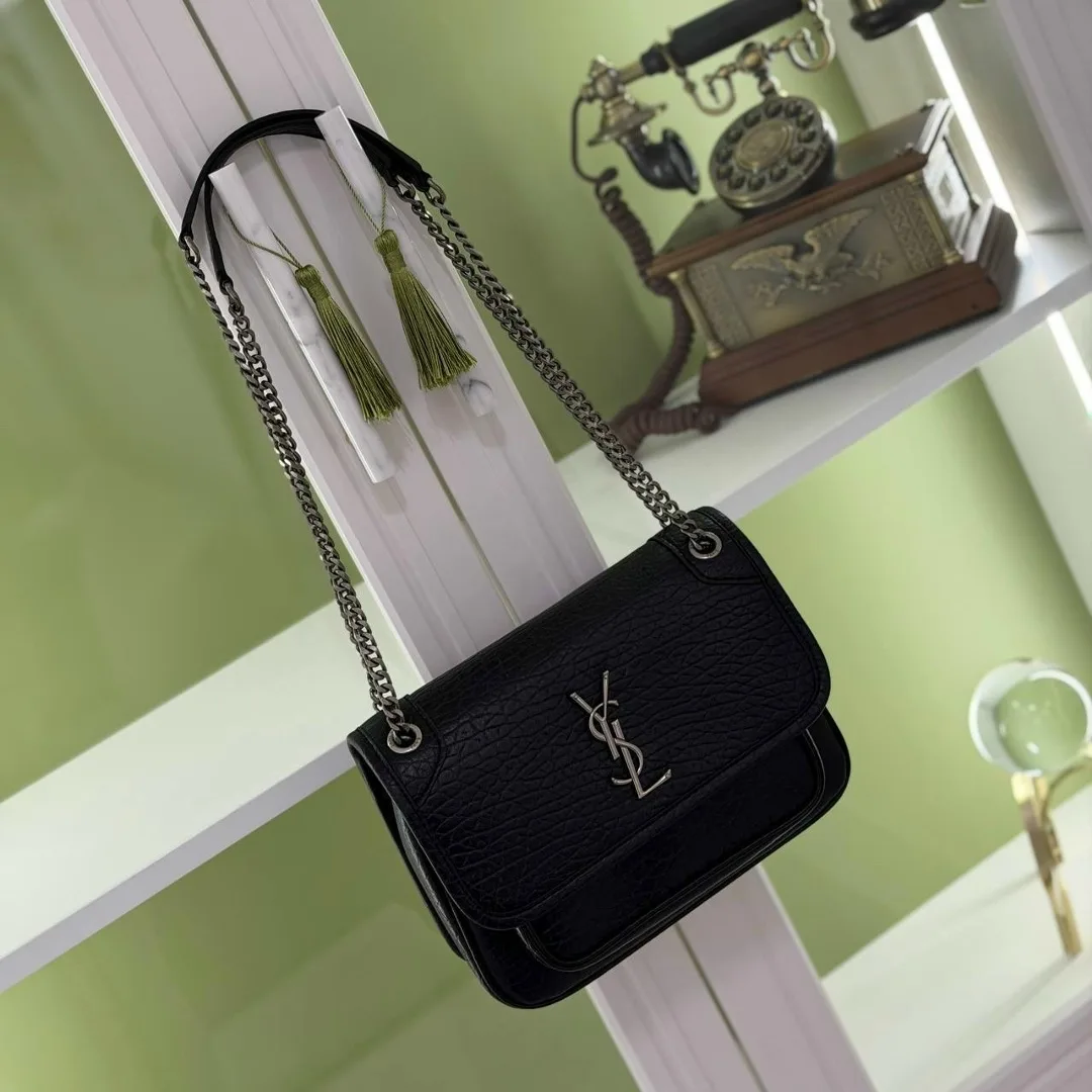 YSL сумка из натуральной кожи — фото 5