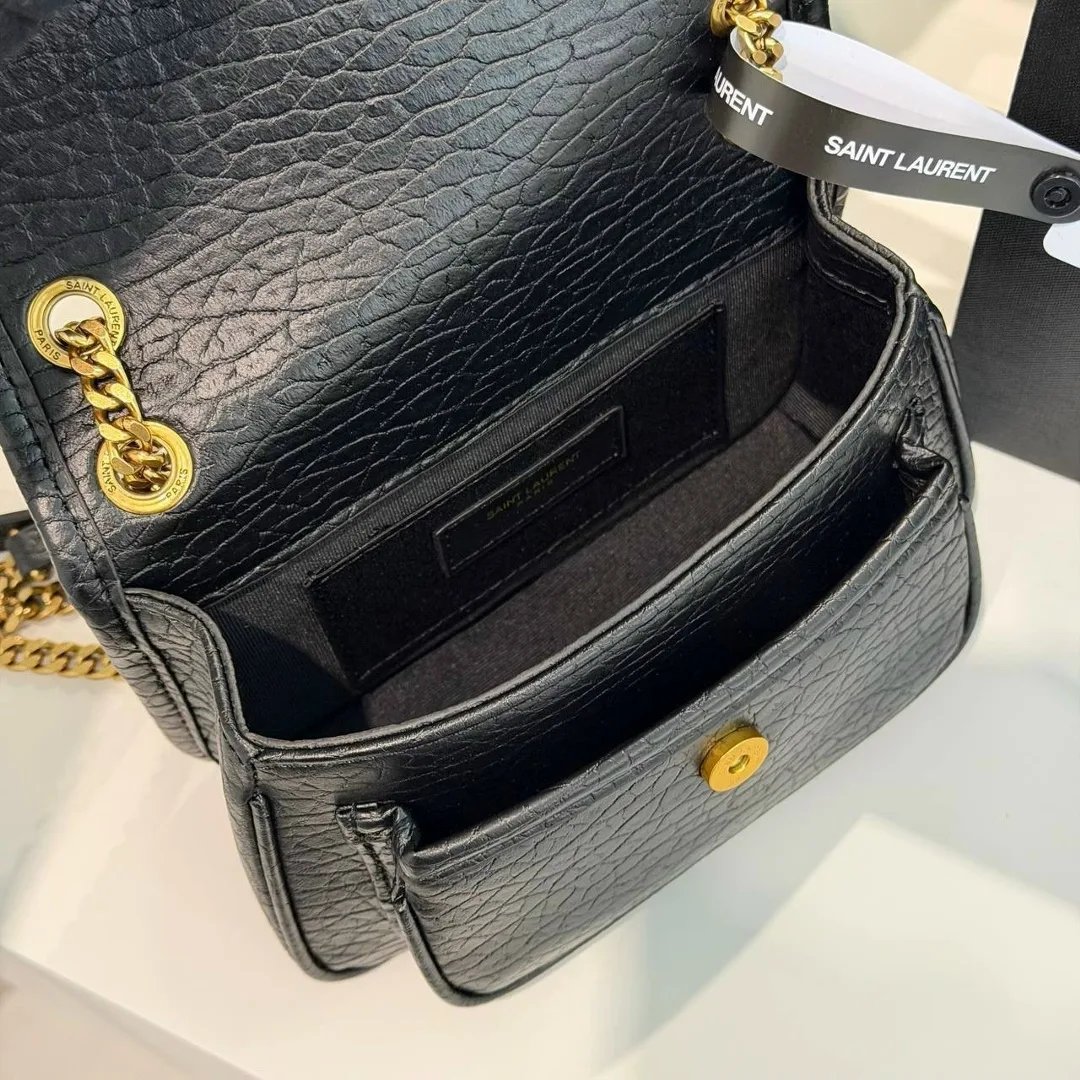 YSL сумка из натуральной кожи — фото 9