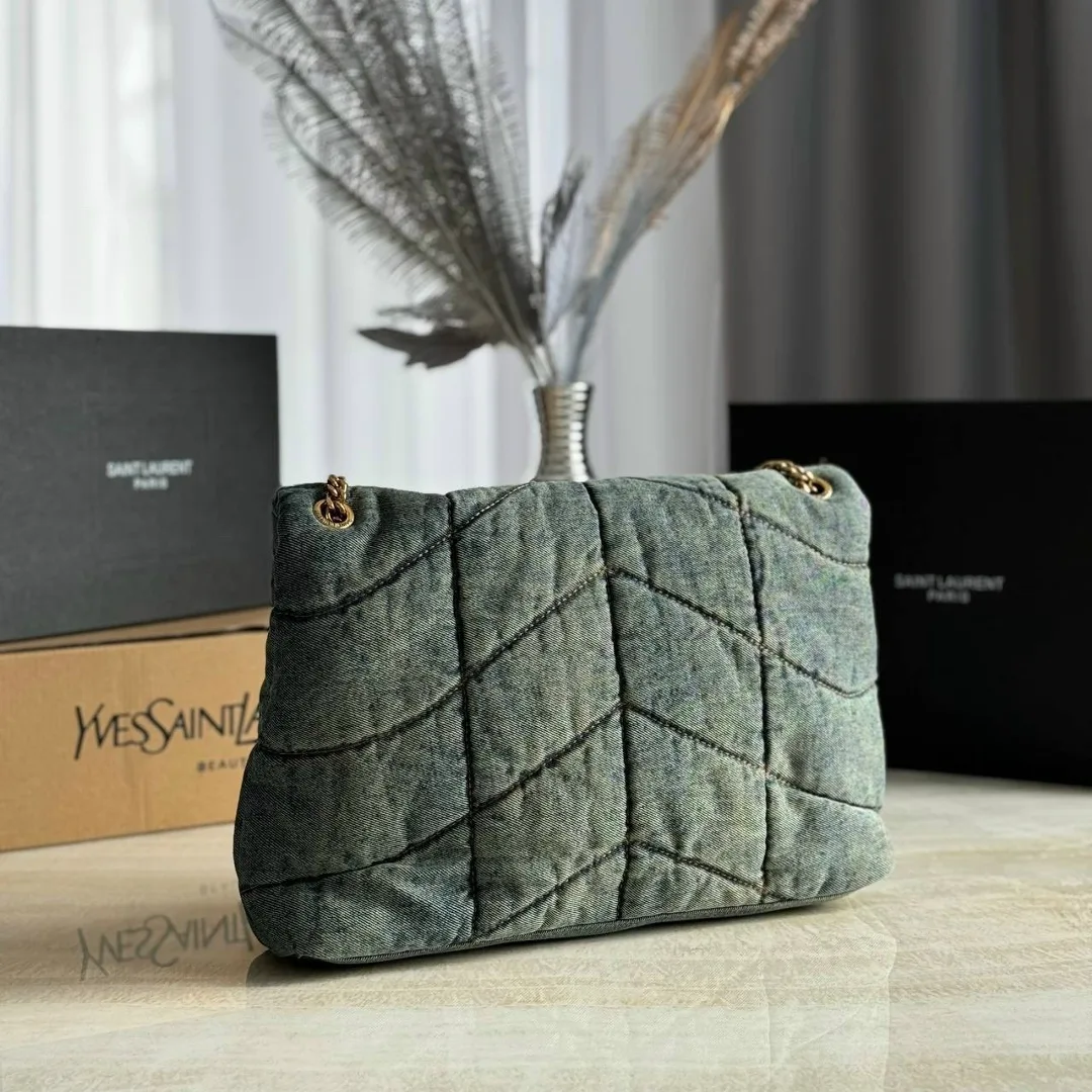 YSL сумка джинсовая Люкс — фото 2