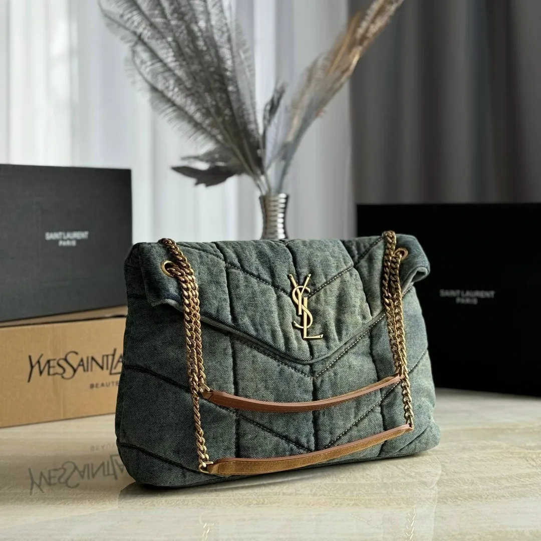 YSL сумка джинсовая Люкс — фото 3