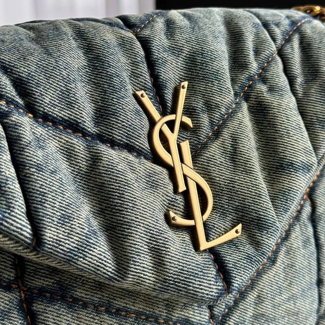YSL сумка джинсовая Люкс — фото 4