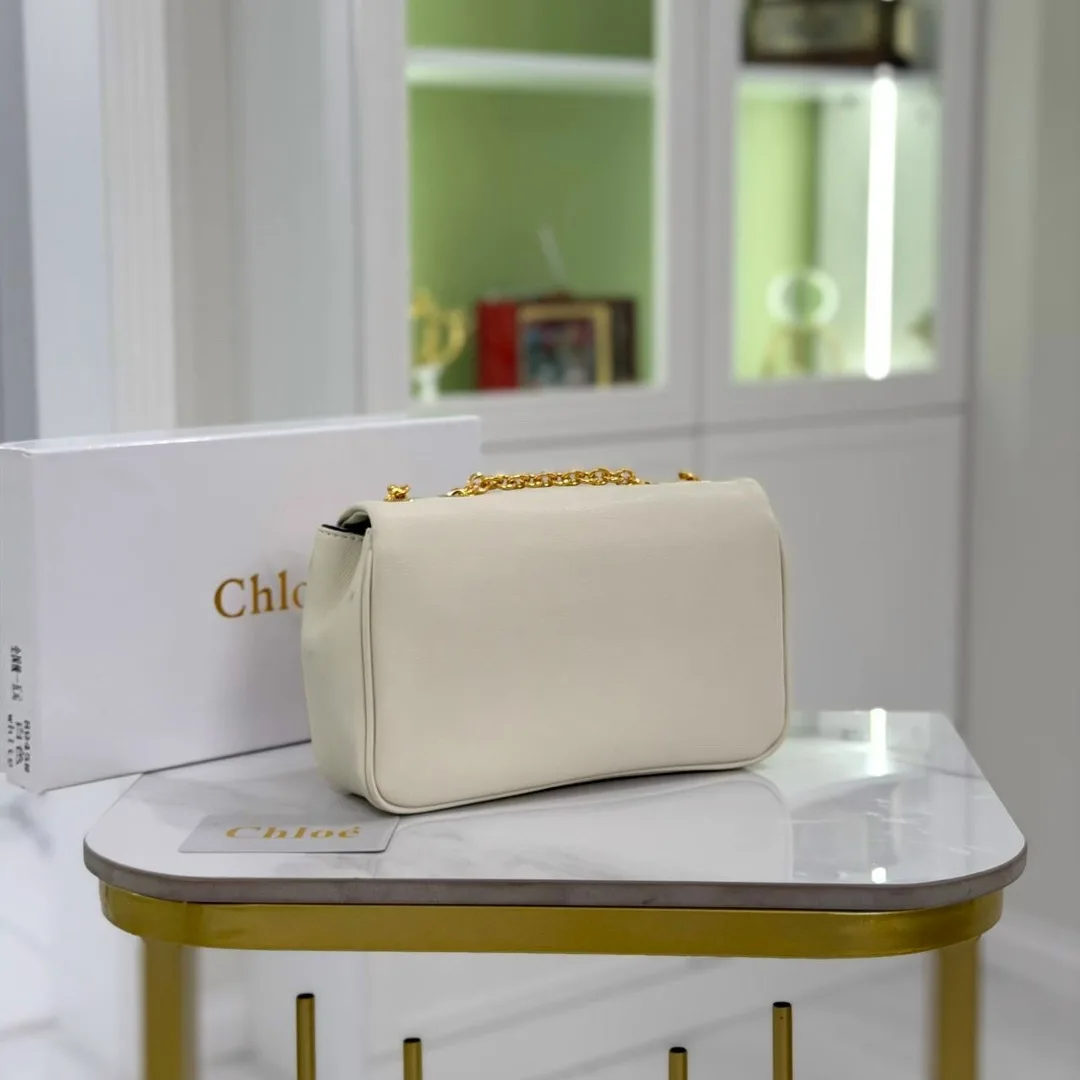 CHLOE сумка кожа + натуральная Люкс — фото 8