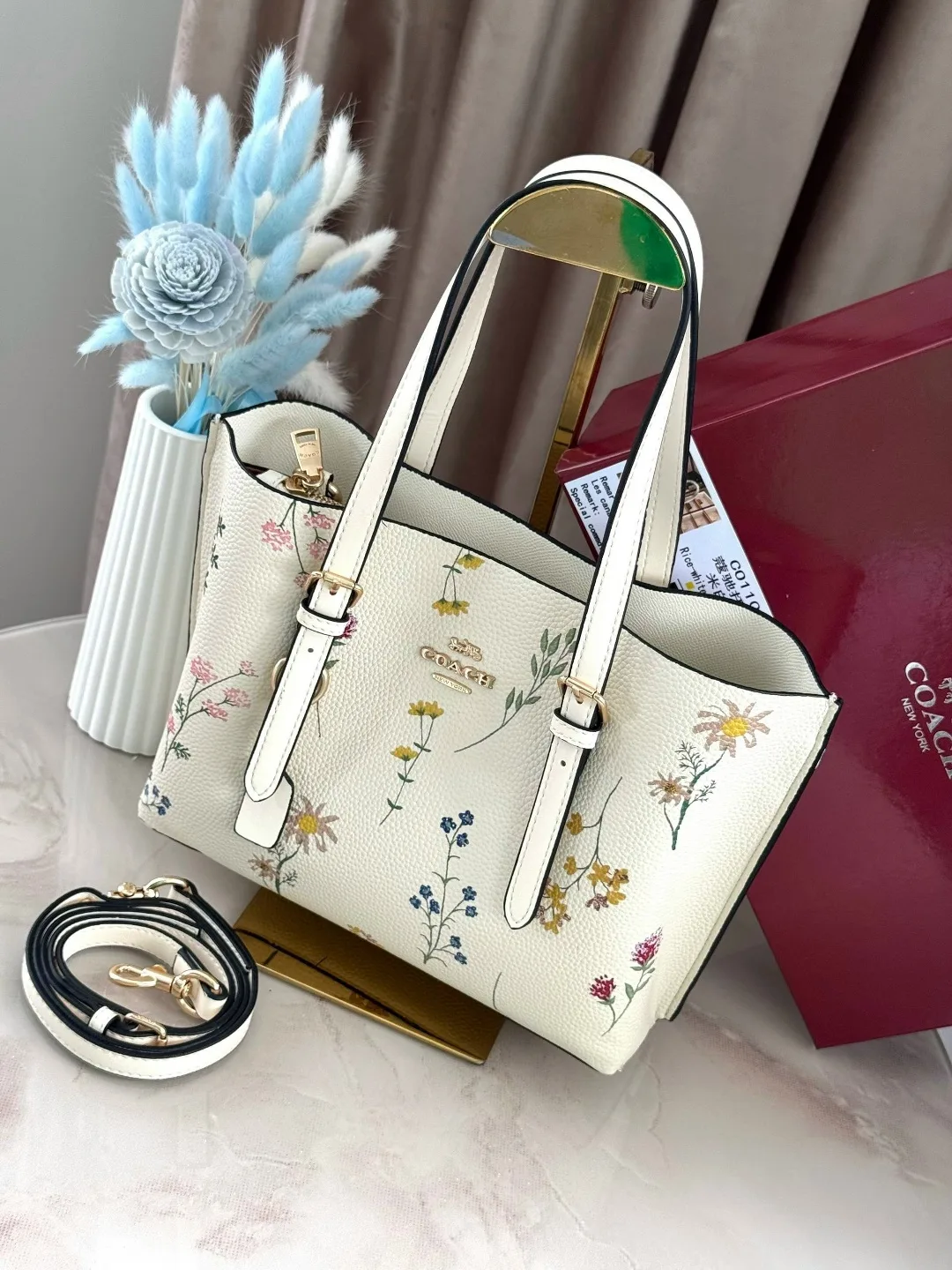 COACH, сумка из экокожи люкс — фото 6