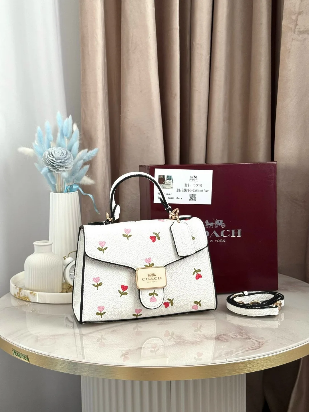 COACH, сумка из экокожи люкс — фото 5