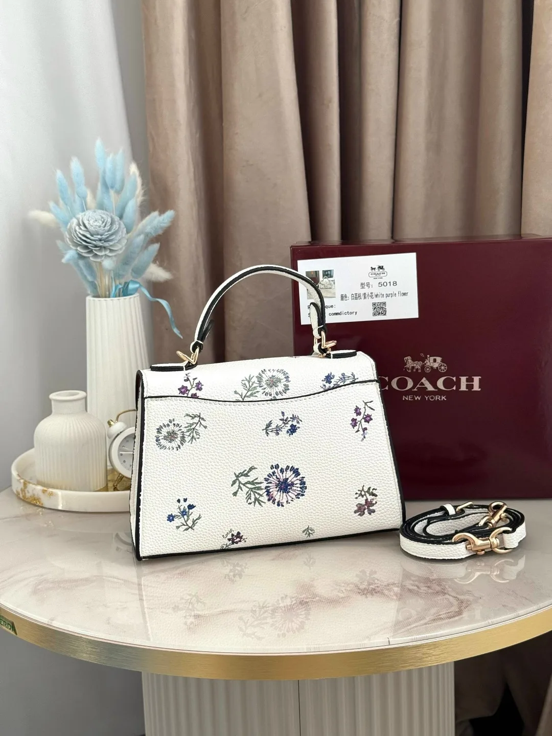 COACH, сумка из экокожи люкс — фото 7