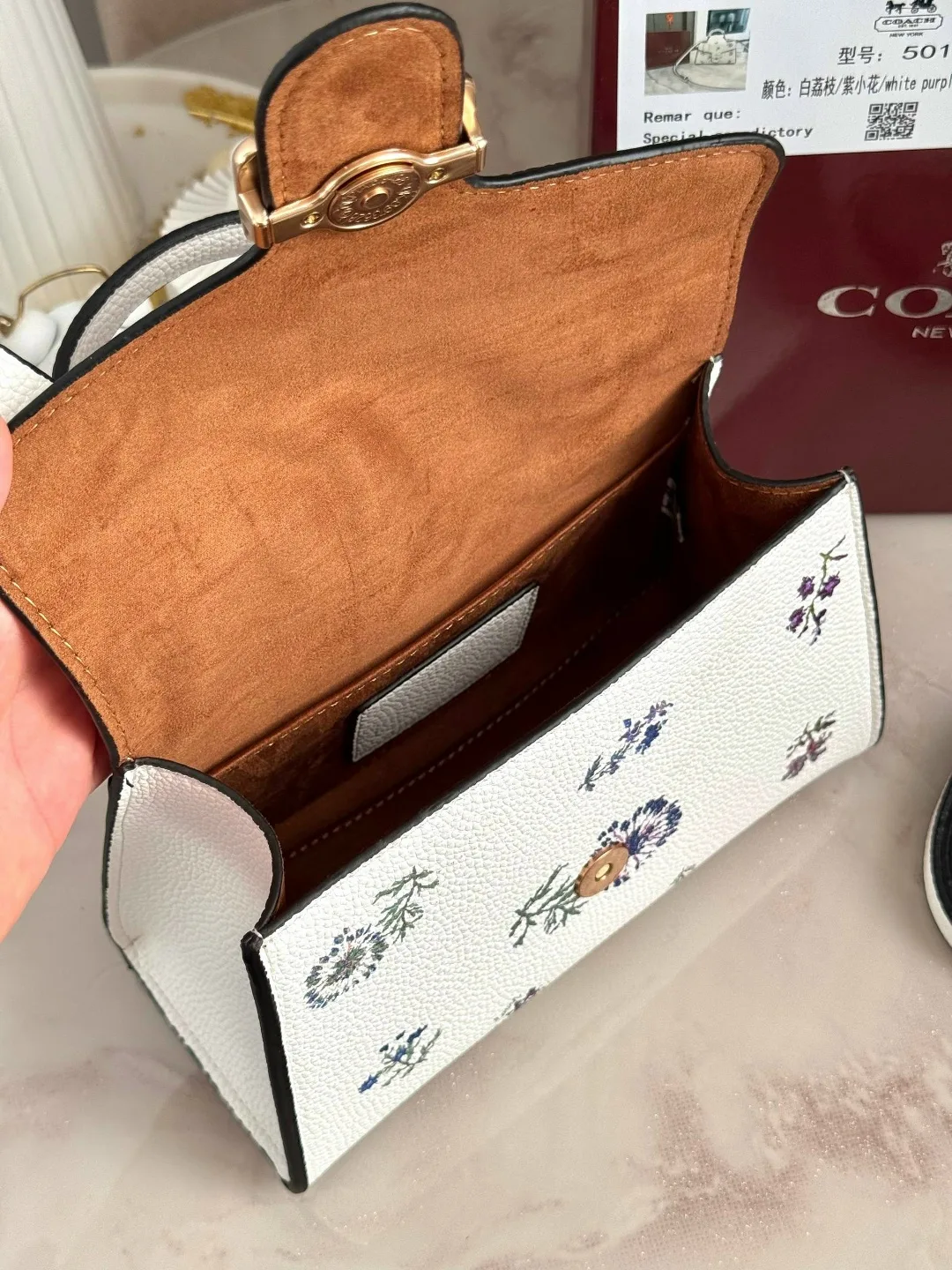 COACH, сумка из экокожи люкс — фото 8