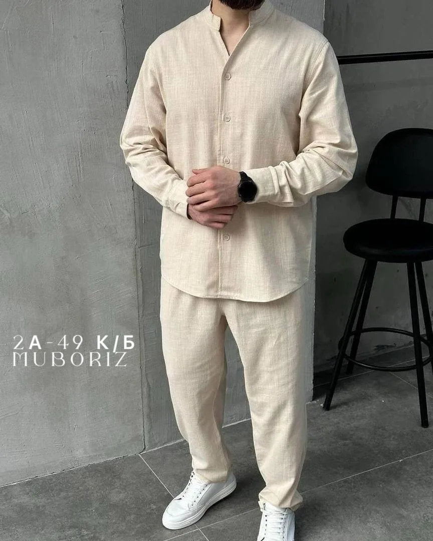 Костюм из льна мужской — фото 3
