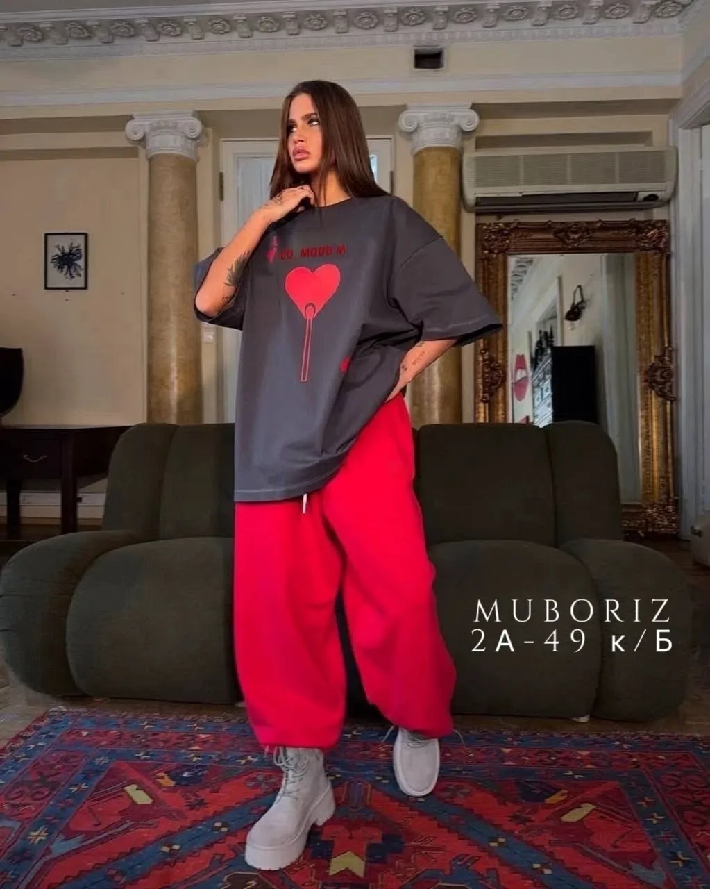 Двухнитка Турецкая, костюм спортивный женский — фото 2