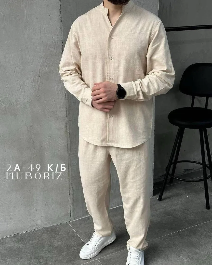 Костюм из льна мужской — фото 3