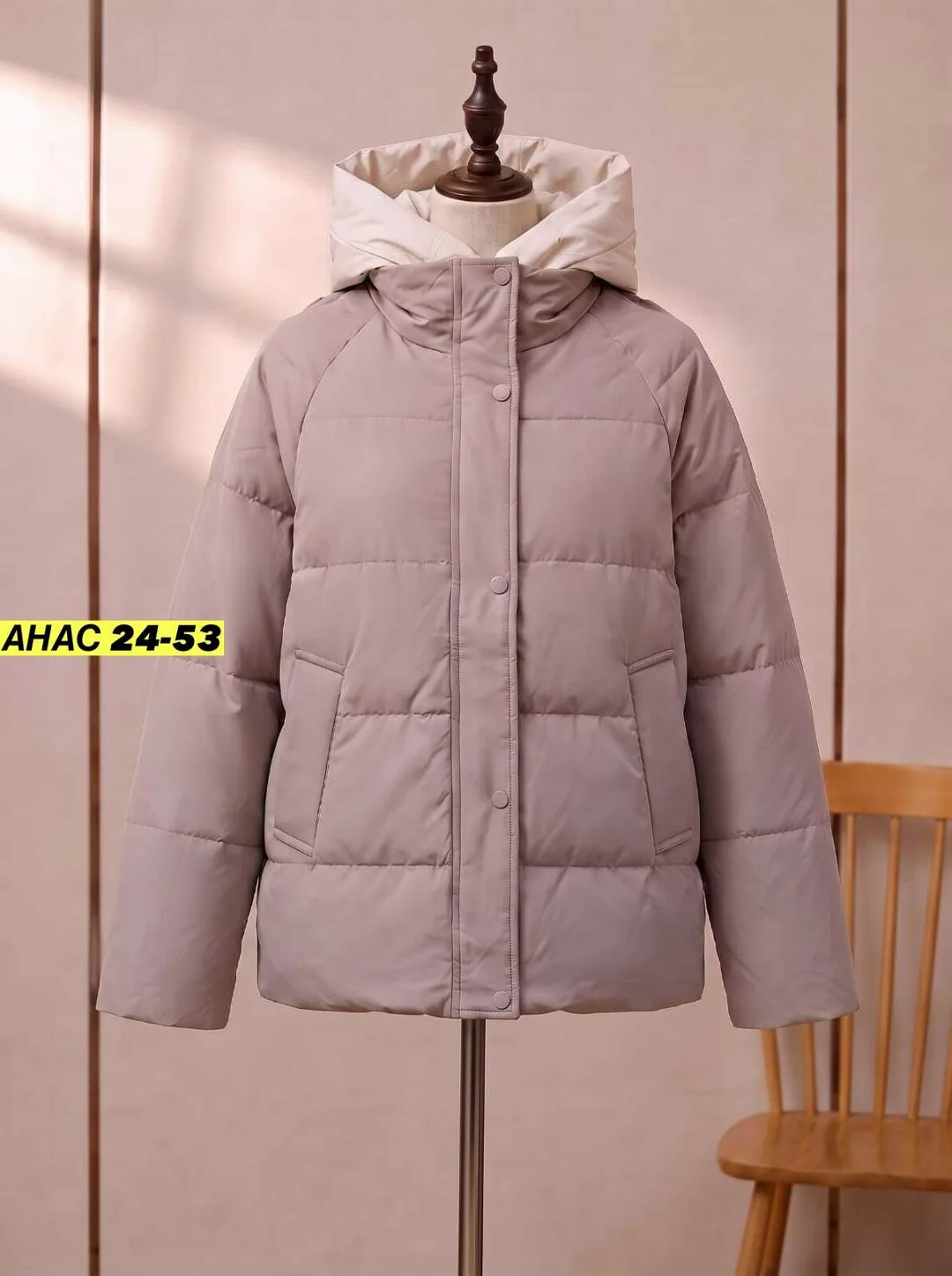 Сезон осень куртка с капюшоном и подкладка — фото 1