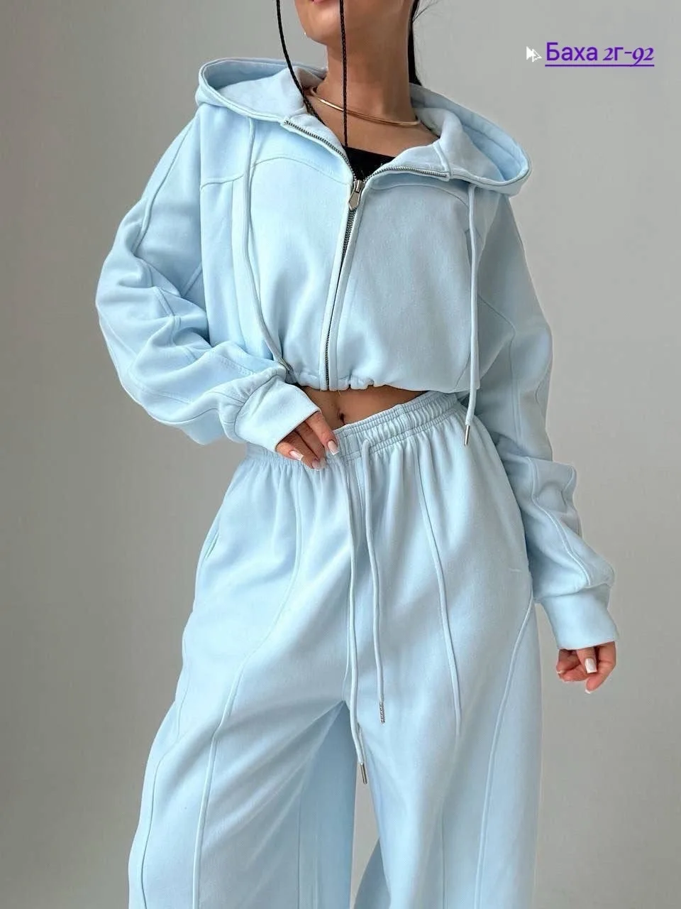 Костюм двойка из хлопка — фото 19