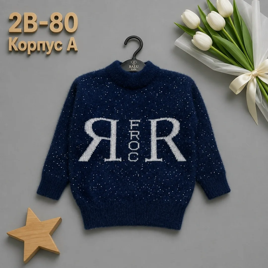 Свитер детский, х/б — фото 2