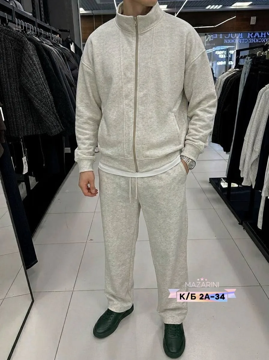 Костюм мужской на молнии — фото 6