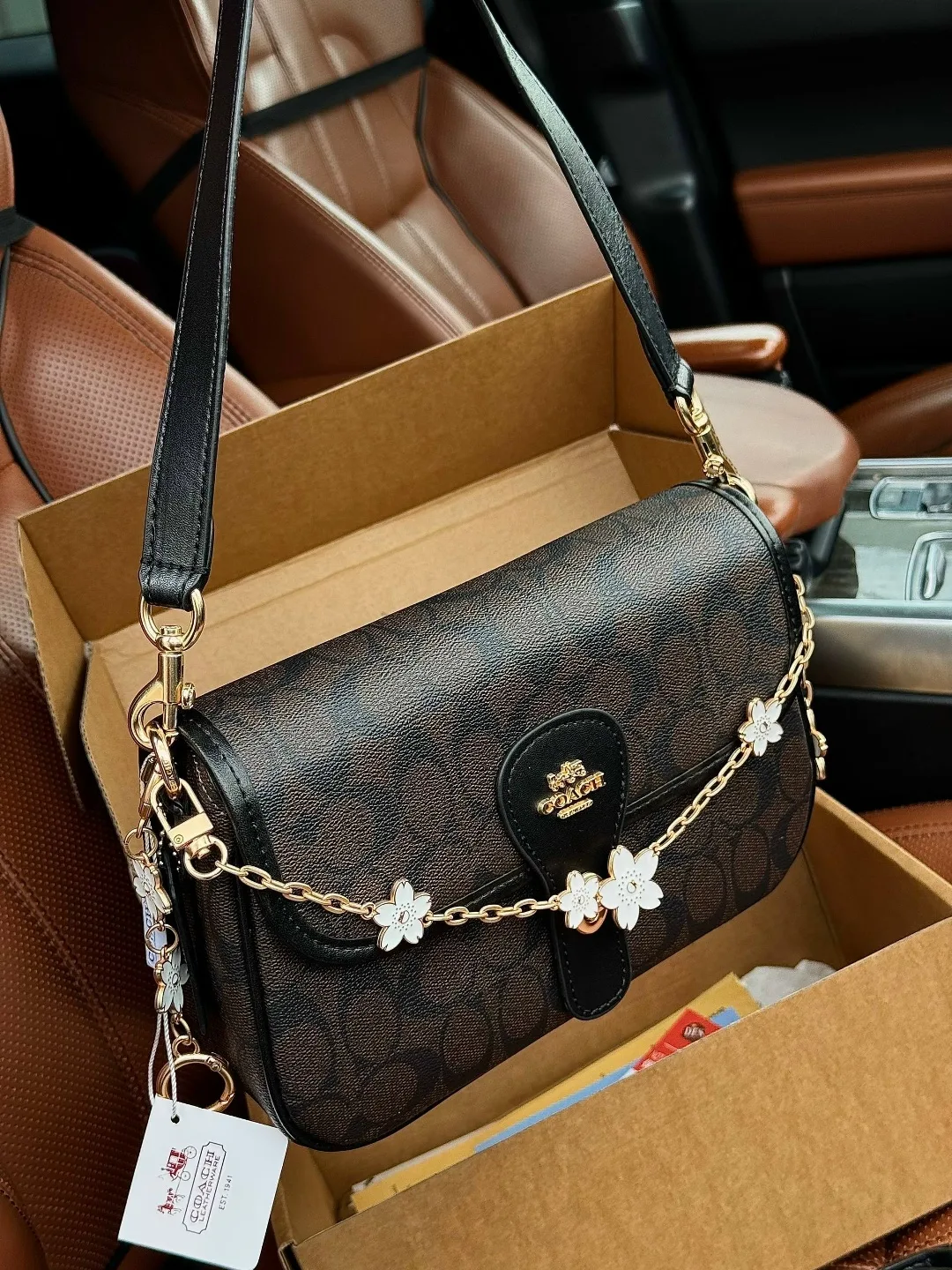 COACH сумка из эко кожи ЛЮКС — фото 10