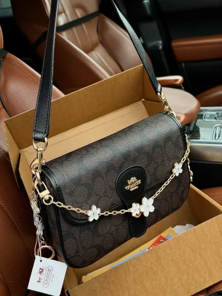 COACH сумка из эко кожи ЛЮКС — фото 16