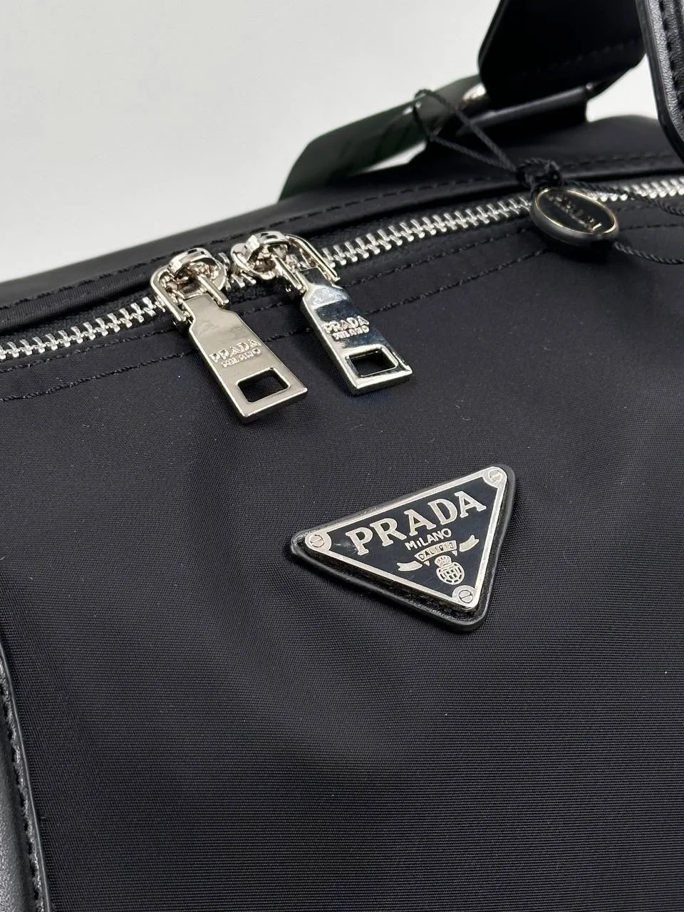 PRADA, сумка из нейлона и натуральной кожи — фото 6