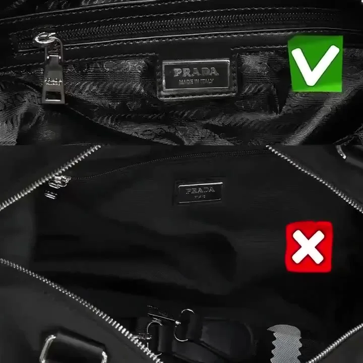 PRADA, сумка из нейлона и натуральной кожи — видео