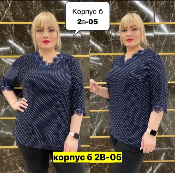 Летняя блузка из ткани — фото 1