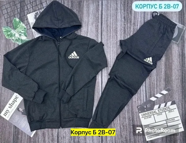 Костюм из трикотажного материала для мужчин, подходит по — фото 2