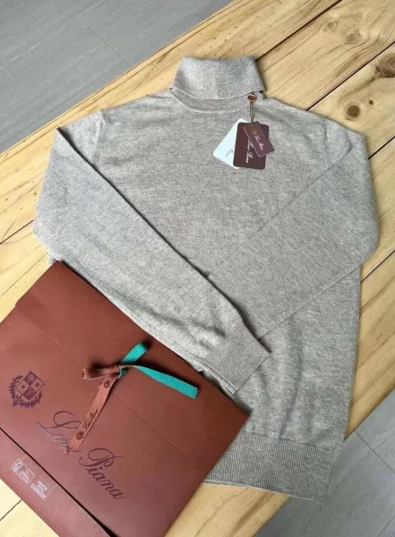 Мужской кашемировый бадлон Loro Piana из 100 подшерстка коз — фото 1