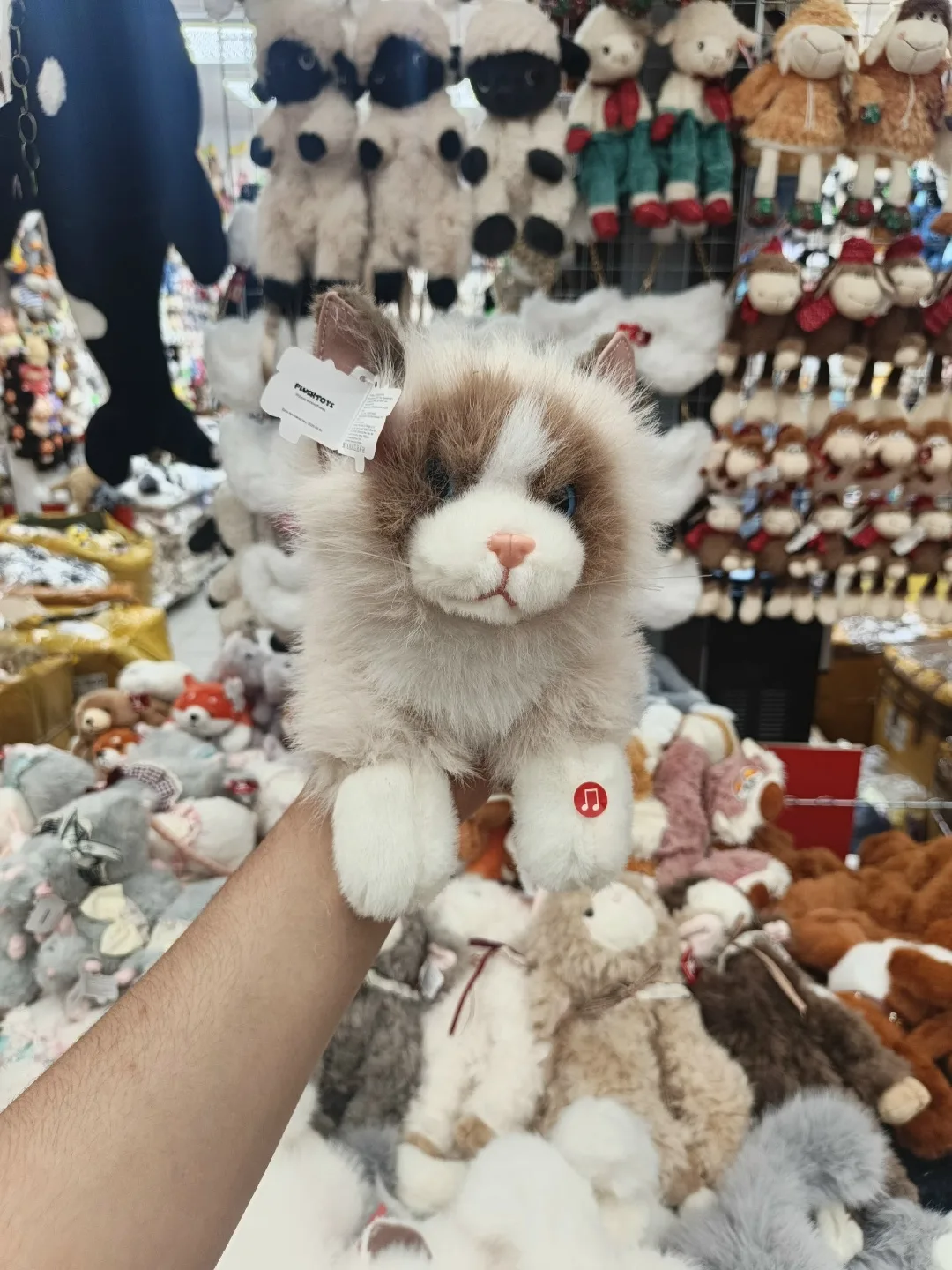 Музыкальная игрушка в форме кошки с шариками — фото 5