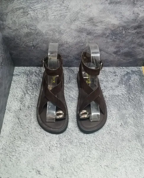 Босоножки из замши — фото 1