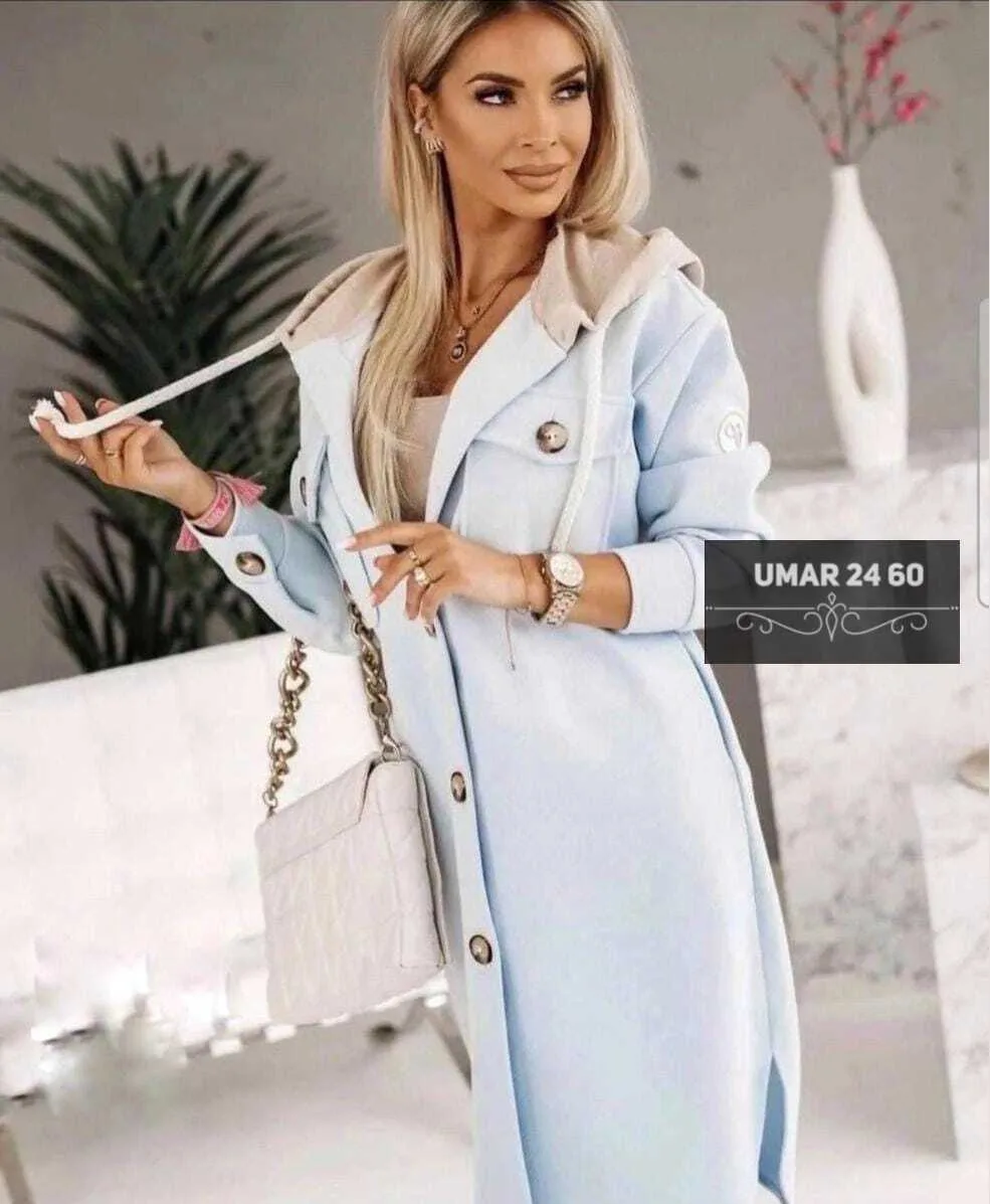 Комбинированные пальто из плотного кашемира Плотная Кашемир — фото 1