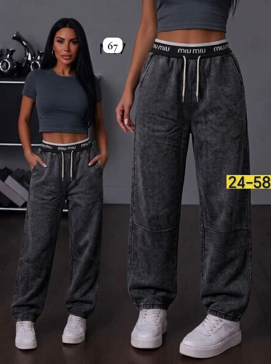 Брюки из ткани Варенка — фото 1