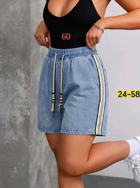 Женские шорты из джинсовой ткани — фото 2