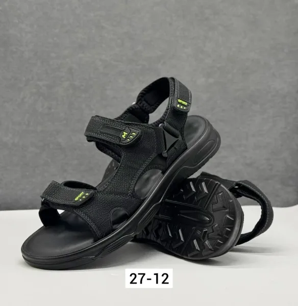 Легкие и удобные мужские сандалии из эко-кожи — фото 4
