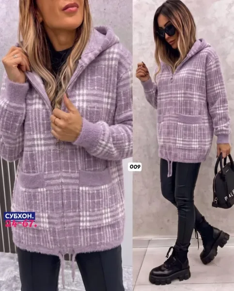 Кардиган из альпаки с капюшоном, выполненный с идеальным пошивом Альпака — фото 4