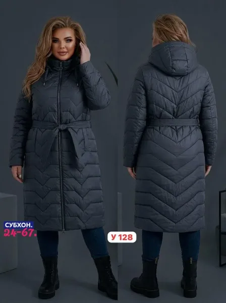 Куртка осень из ткани с наполнителем из полоэстера — фото 1