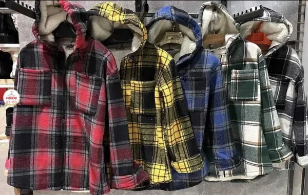 Рубашка на полном мехе из кашемира — фото 5